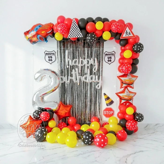 birthday Lightning Mcqueen Birthday Theme Decoration