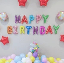 birthday Surprise Unicorn Birthday Wall Decoration