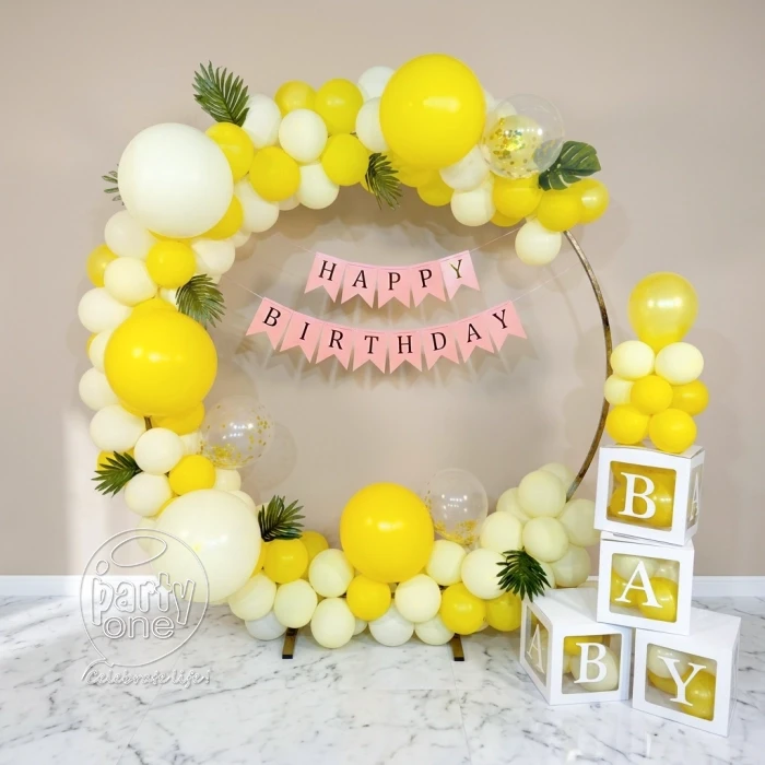 birthday Sunshine Swirl Birthday Ring Decoration