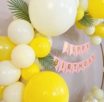 birthday Sunshine Swirl Birthday Ring Decoration