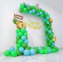 birthday Wild Jungle Balloon Frame Birthday Decor