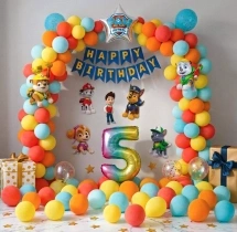 birthday Simple Paw Patrol Birthday Theme Decoration
