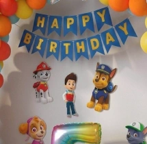birthday Simple Paw Patrol Birthday Theme Decoration
