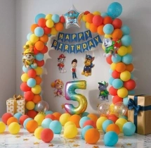 birthday Simple Paw Patrol Birthday Theme Decoration
