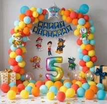 birthday Simple Paw Patrol Birthday Theme Decoration