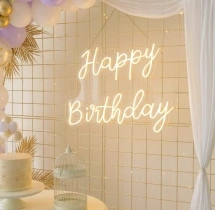 birthday Luxury Pastel Glow Birthday Balloon Decor