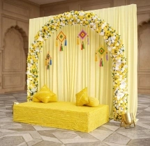 decorations Elegant Haldi Decoration at Home