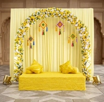 decorations Elegant Haldi Decoration at Home