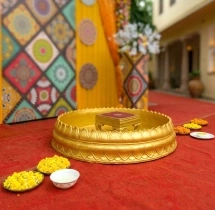 decorations Simple Haldi Ceremony Stage Decoration