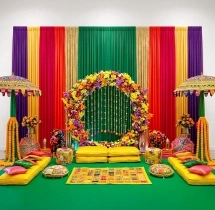 decorations Rose Ring Haldi Ceremony Decoration