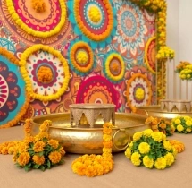 decorations Vibrant Haldi Ceremony Decoration