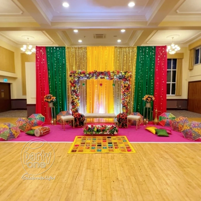 decorations Haldi Ceremony Flower Decoration at Home