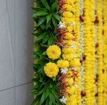 decorations Simple Haldi Ceremony Wall Decoration
