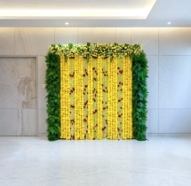 decorations Simple Haldi Ceremony Wall Decoration