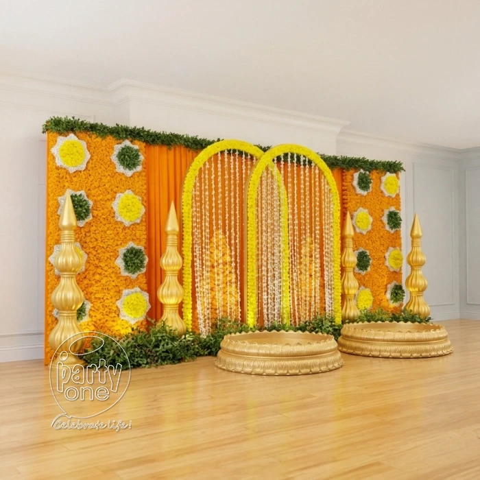 decorations Haldi Ceremony Stage Decoration
