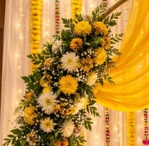 festival decorations Diwali Artificial Flower Ring Decoration