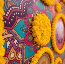 festival decorations Floral Mandal Wall Diwali Decor