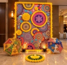 festival decorations Floral Mandal Wall Diwali Decor