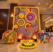 festival decorations Floral Mandal Wall Diwali Decor