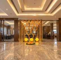 festival decorations Artificial Flower and Golden Bell Diwali Decor