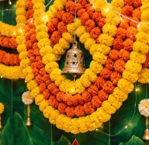 festival decorations Garland Drape Diwali Puja Decoration
