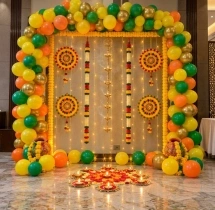 festival decorations Festival Theme Flower and Balloon Decoration