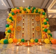 festival decorations Festival Theme Flower and Balloon Decoration