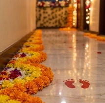 festival decorations Floral Glow Entrance Decoration