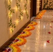 festival decorations Floral Glow Entrance Decoration