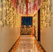 festival decorations Floral Glow Entrance Decoration