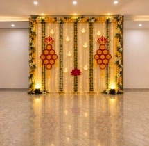 festival decorations Simple Flower Garland Wall Decoration