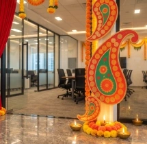 festival decorations Traditional Diwali Flower Decoration