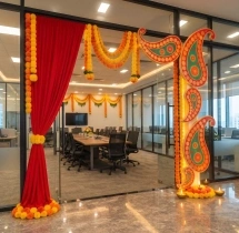 festival decorations Traditional Diwali Flower Decoration