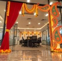 festival decorations Traditional Diwali Flower Decoration