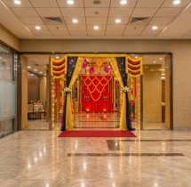 festival decorations Diwali Office Entrance and Arch Flower Decoration