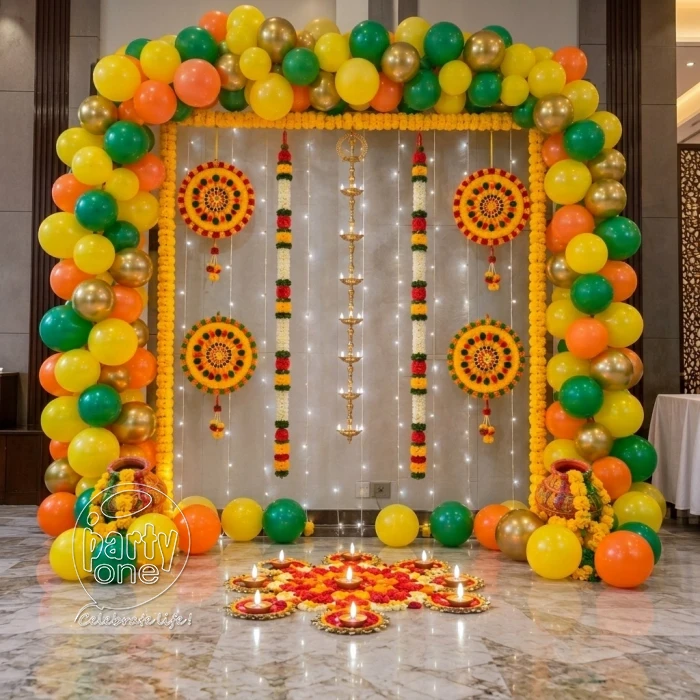 decorations Teddy Theme Colorful Baby Shower Decor