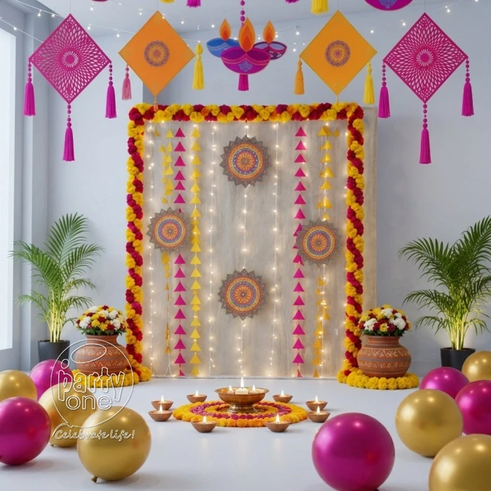 decorations Teddy Theme Colorful Baby Shower Decor