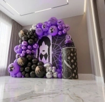 festival decorations Wednesday Theme Party Balloon Decor