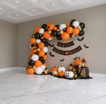 festival decorations Bats and Pumpkin Halloween Decor