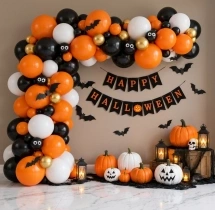 festival decorations Bats and Pumpkin Halloween Decor