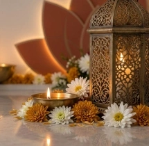 festival decorations Diwali Floral Rangoli Decoration