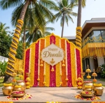 festival decorations Diwali Floral Arch Entrance Decoration