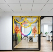 festival decorations Tassle and Lantern Diwali Office Decor