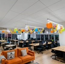 festival decorations Tassle and Lantern Diwali Office Decor