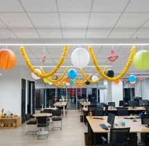 festival decorations Tassle and Lantern Diwali Office Decor