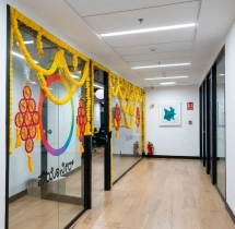 festival decorations Tassle and Lantern Diwali Office Decor