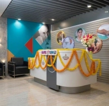 festival decorations Floral Diwali Office Reception Decor