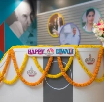 festival decorations Floral Diwali Office Reception Decor