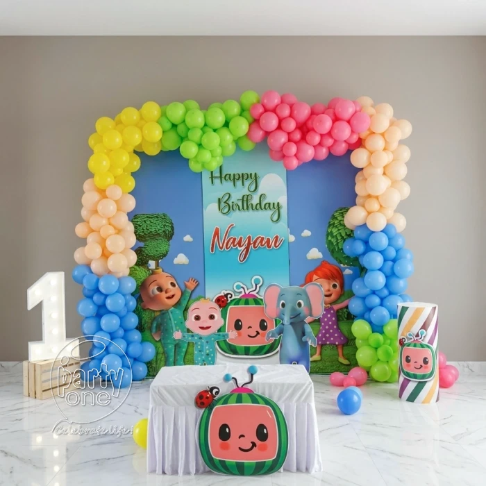 birthday Cocomelon Theme Decoration