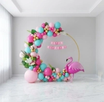 birthday Classy Flamingo Birthday Ring Decoration